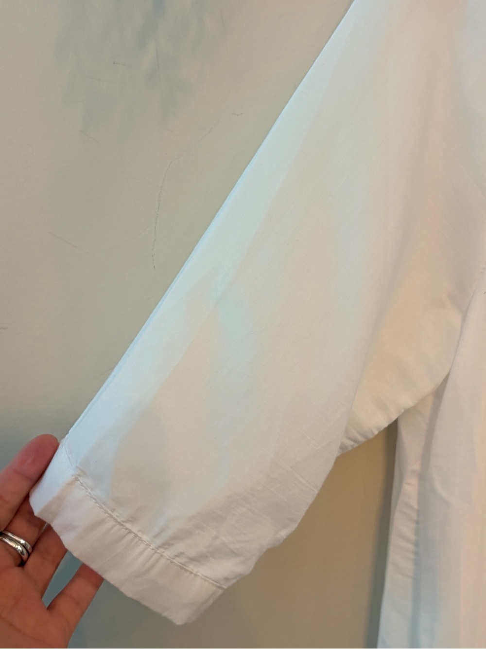 White Pintuck Cottagecore Midi Dress | Romantic Heirloom Prairie Lounge Dress - Picture 5 of 11